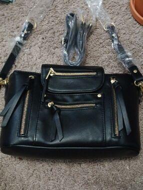 MISS FONG Vegan leather Mini Diaper Bag.